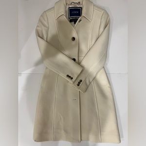 J.Crew Italian wool lady coat with thinsulate lining